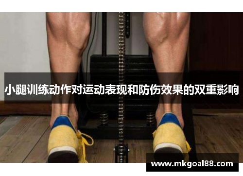 小腿训练动作对运动表现和防伤效果的双重影响